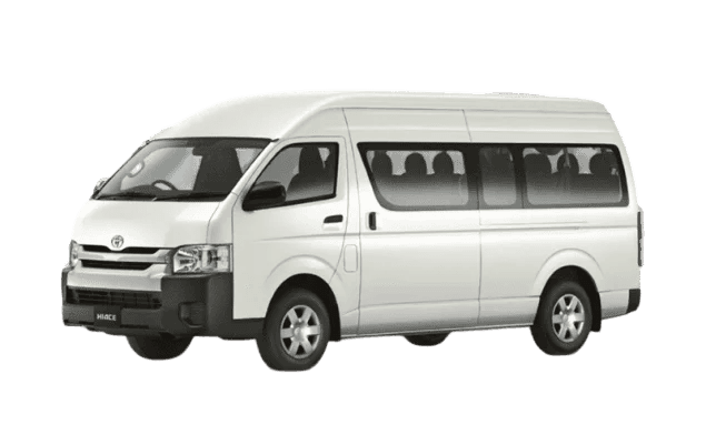 Vans & Coasters car rental — Toyota Coaster or Similar